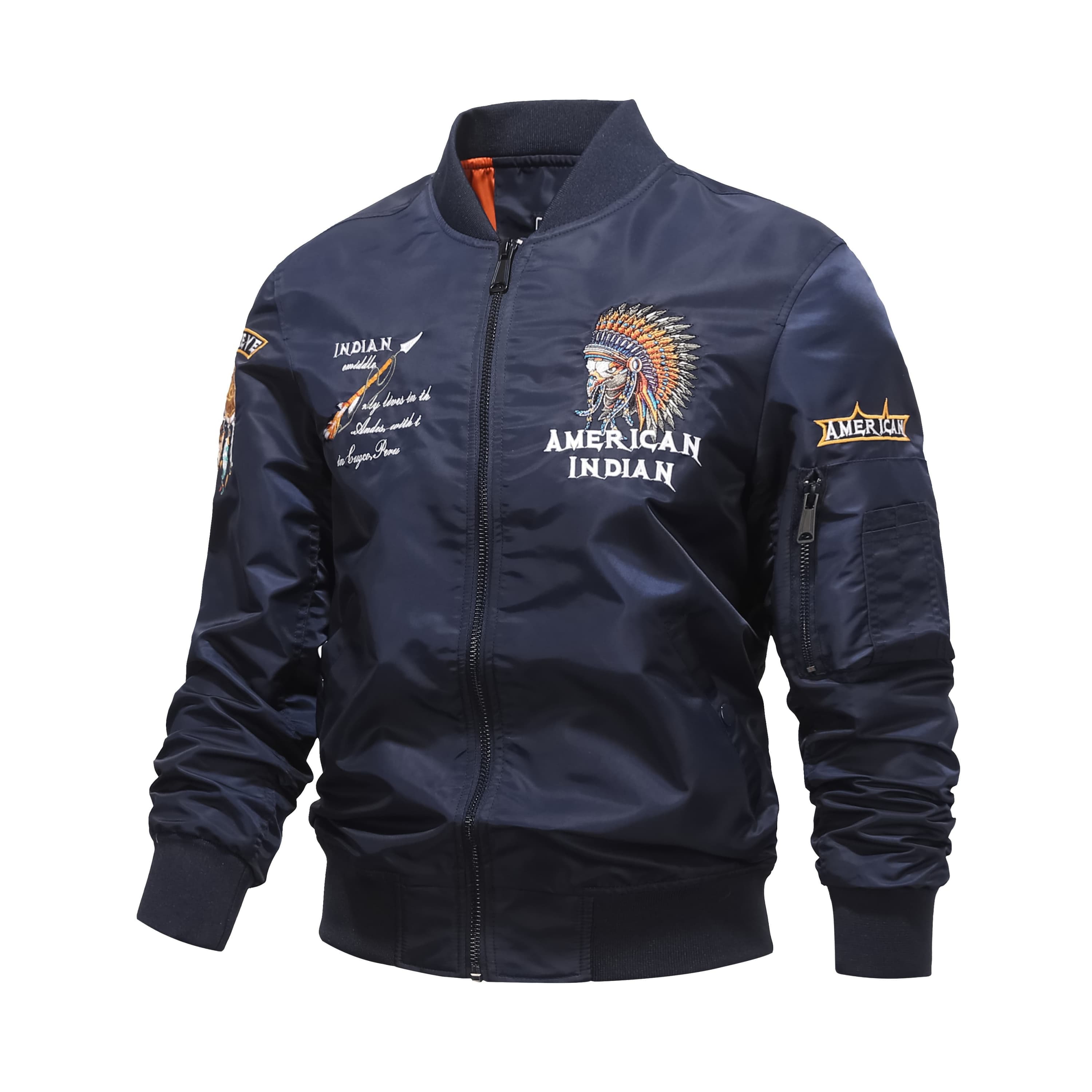 Refined Casual Bomber Jacket