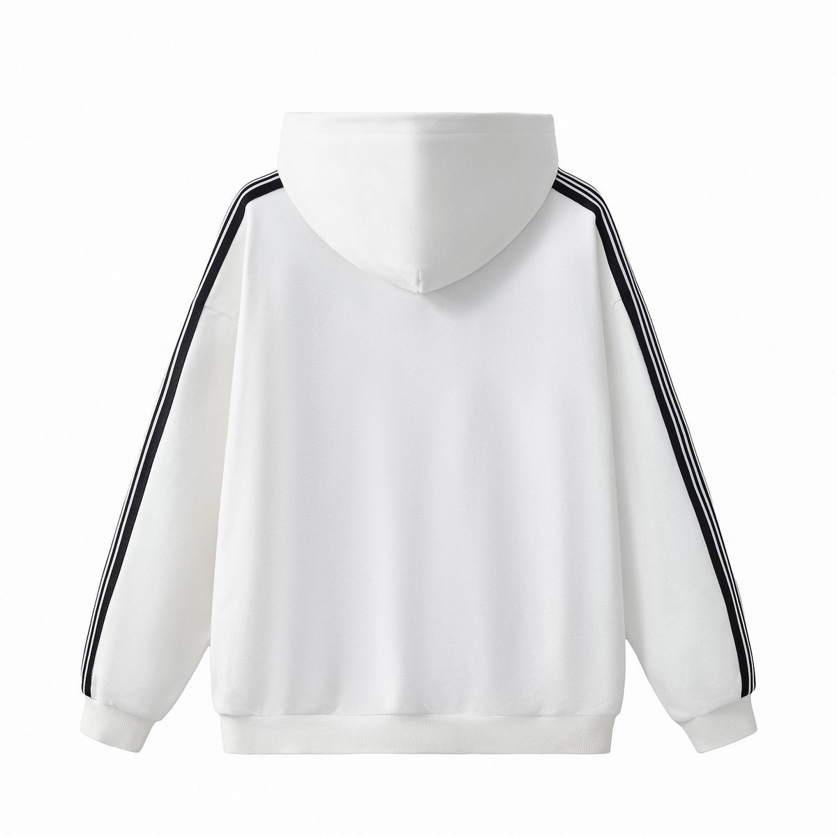 Side Stripe Fleece Pullover Hoodie