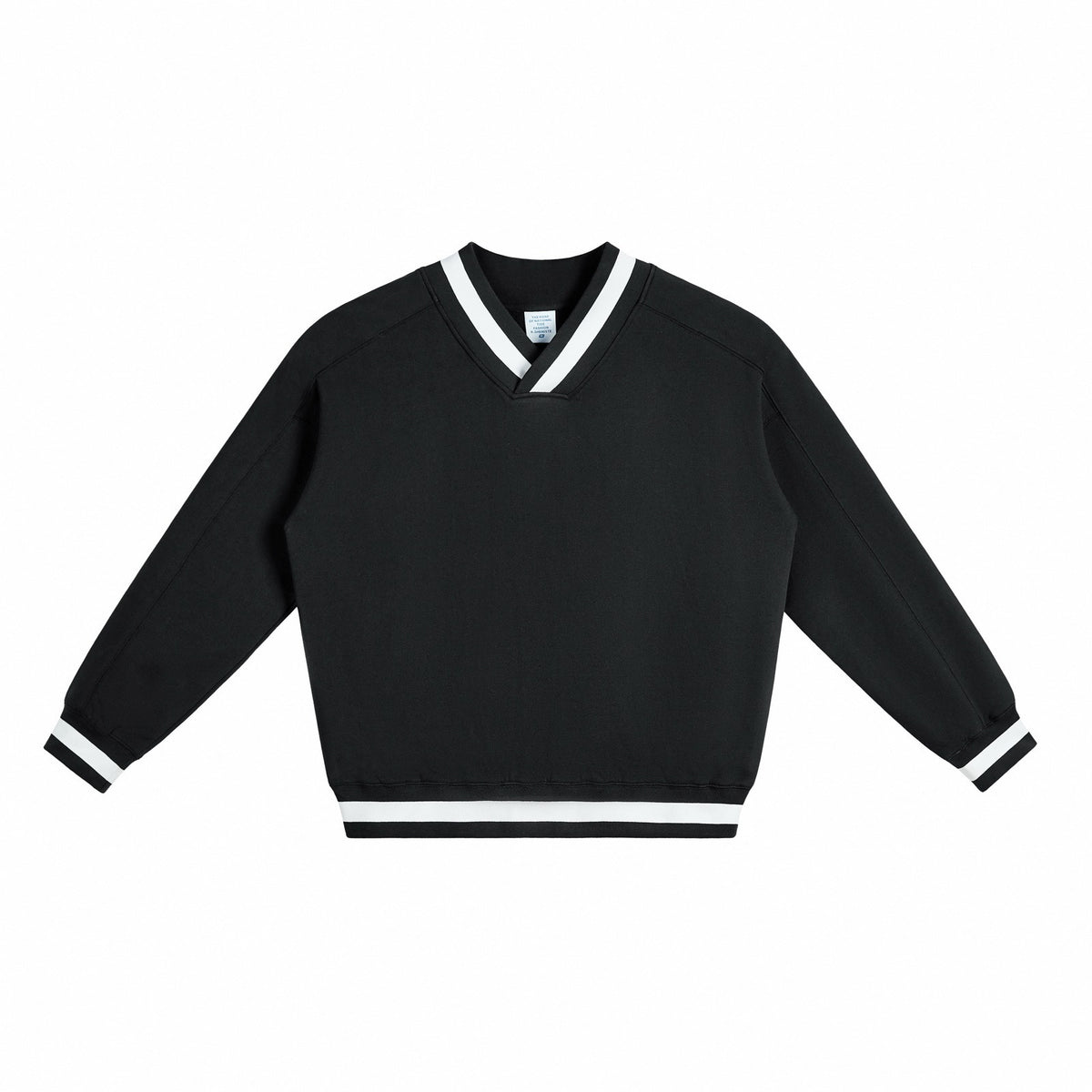 Varsity V-Neck Boxy Sweatshirt