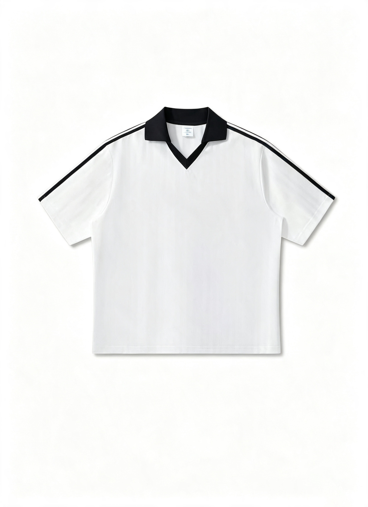 Retro Contrast Trim Sports T-Shirt