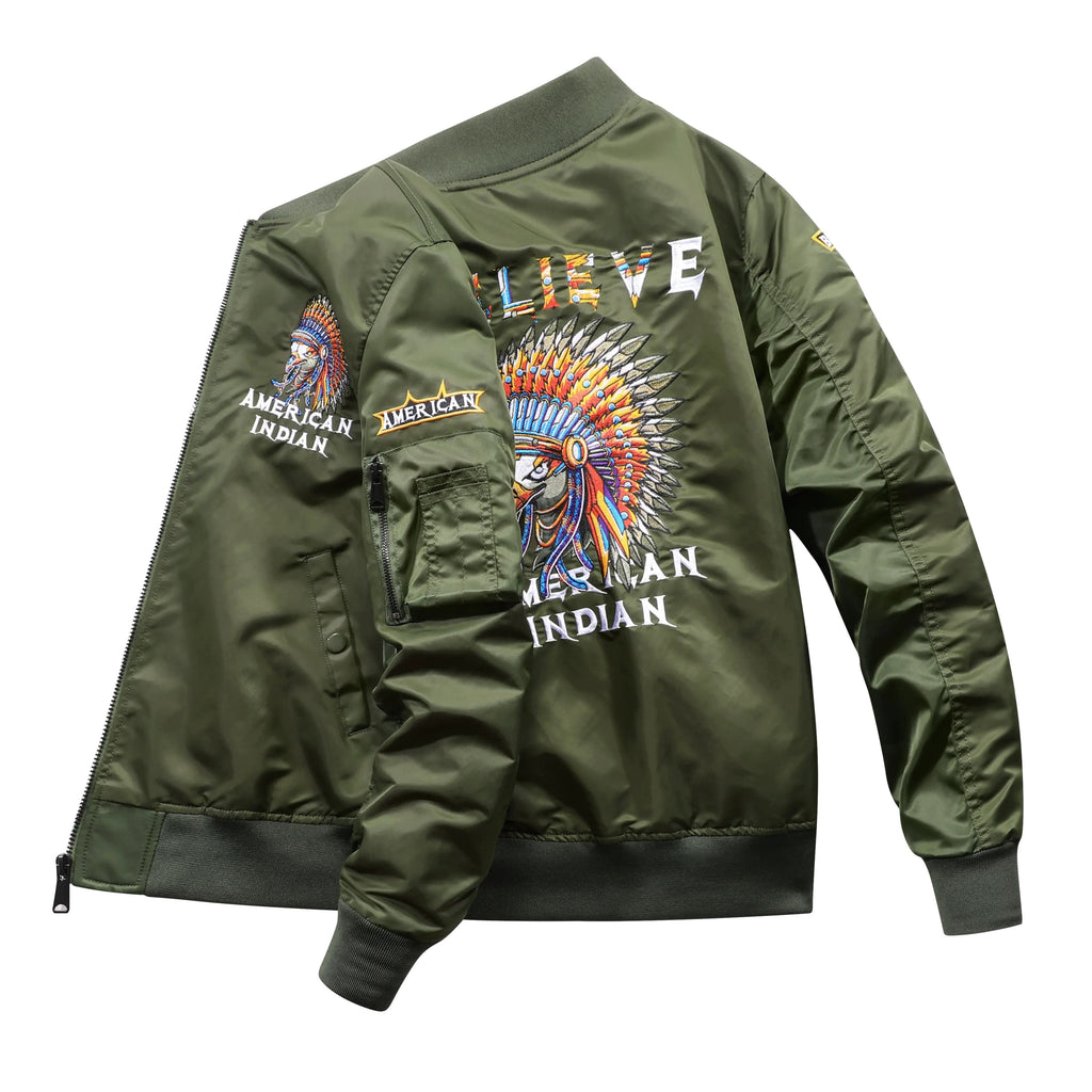Refined Casual Bomber Jacket