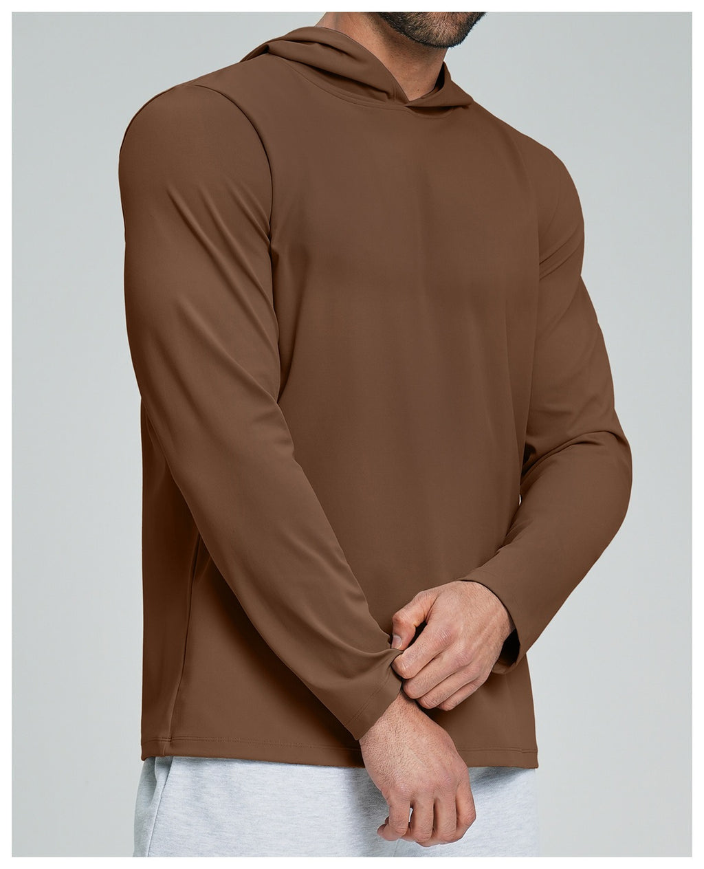 Men’s Casual Hooded Long Sleeve Top