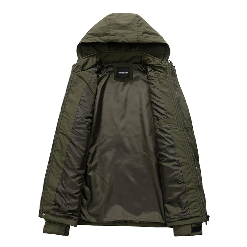 Men's Hooded Outdoor Windbreaker Jacket