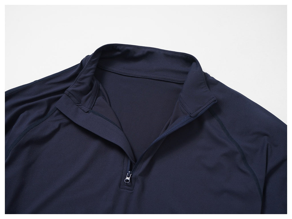 Men’s Zip Neck Long Sleeve Training Pullover