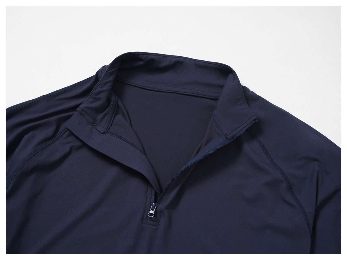 Men’s Zip Neck Long Sleeve Training Pullover