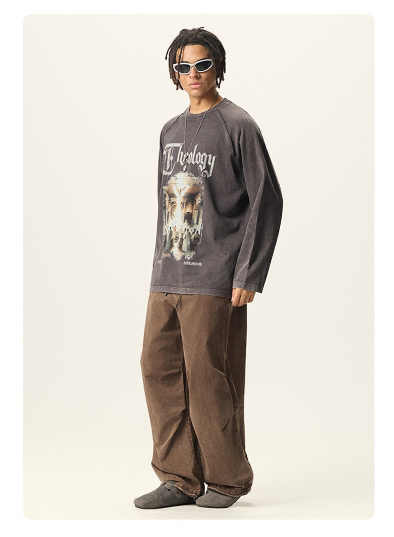 Cathedral Graphic Washed Long Sleeve Tee