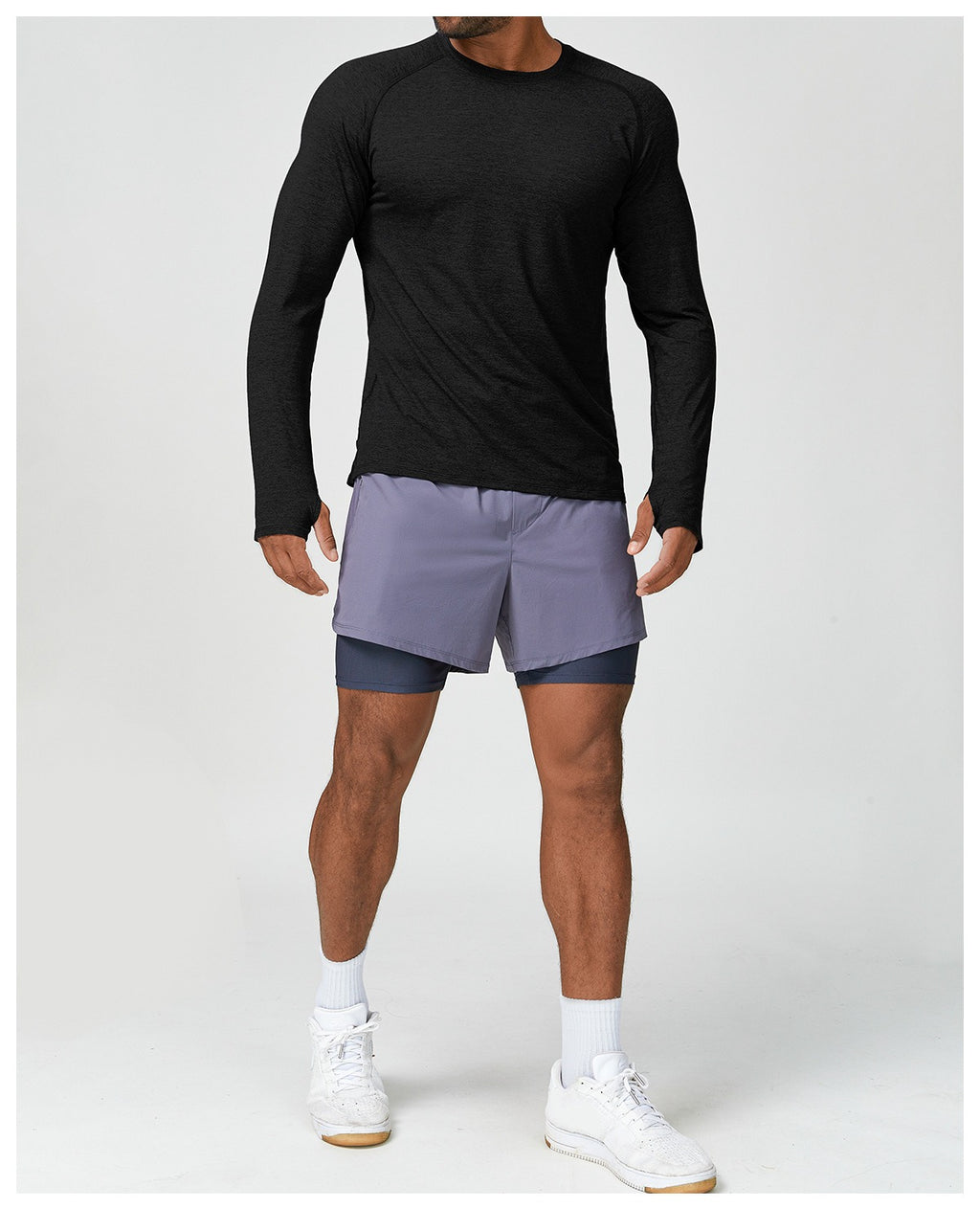 Men’s Stretch Long Sleeve Yoga Training Shirt