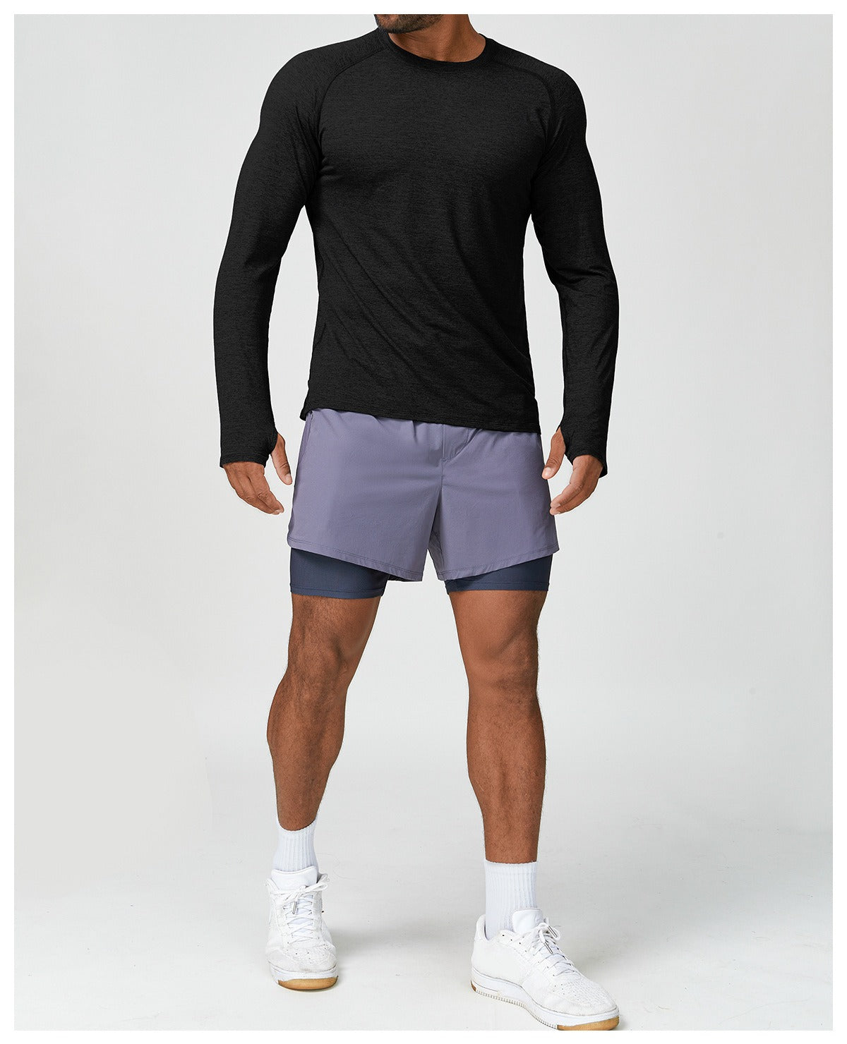 Men’s Stretch Long Sleeve Yoga Training Shirt