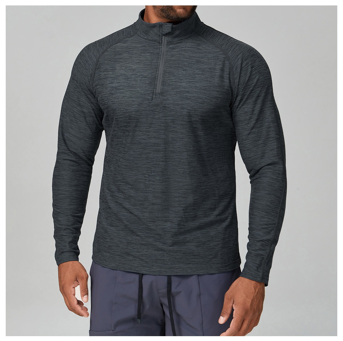 Men’s Long Sleeve Slim Fit Training Performance Shirt