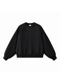 Deconstructed Boxy Panelled Crewneck Sweatshirt