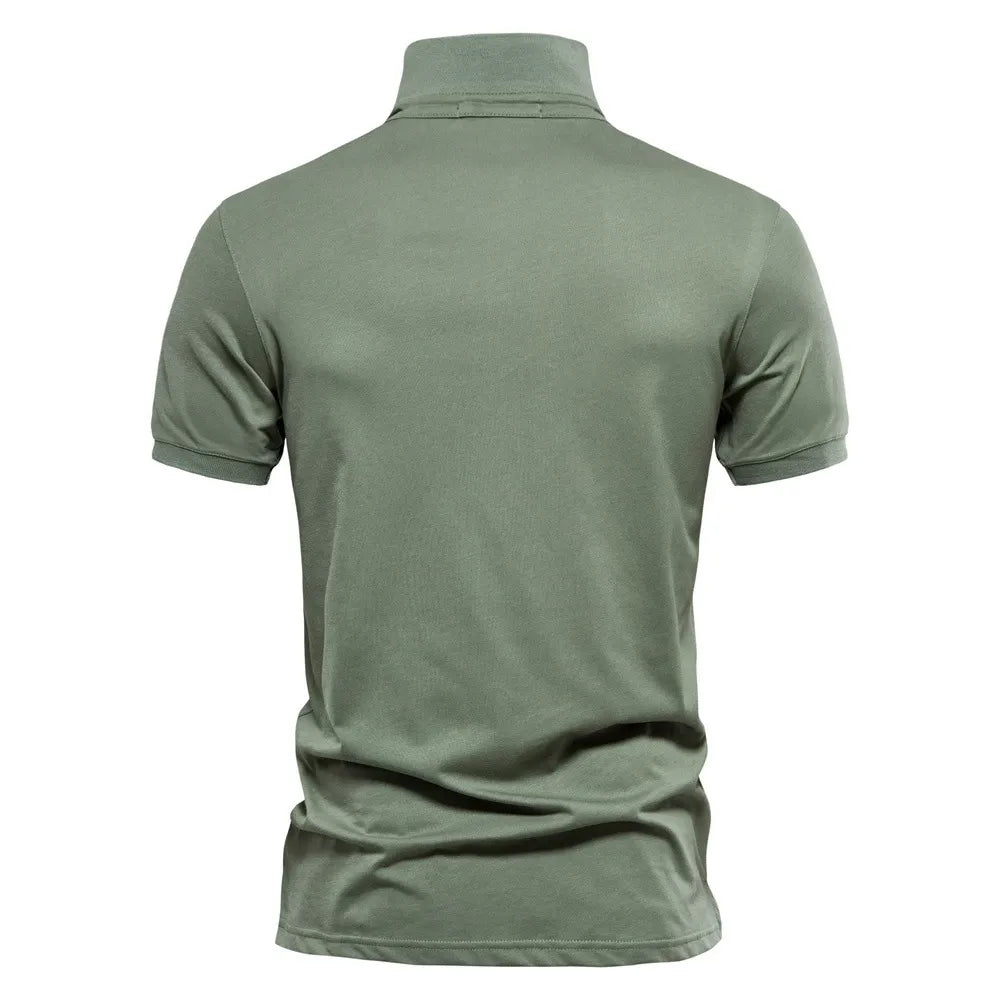 Classic Cotton Embroidered Polo Shirt