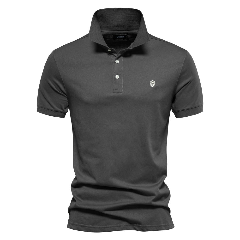 Classic Cotton Embroidered Polo Shirt