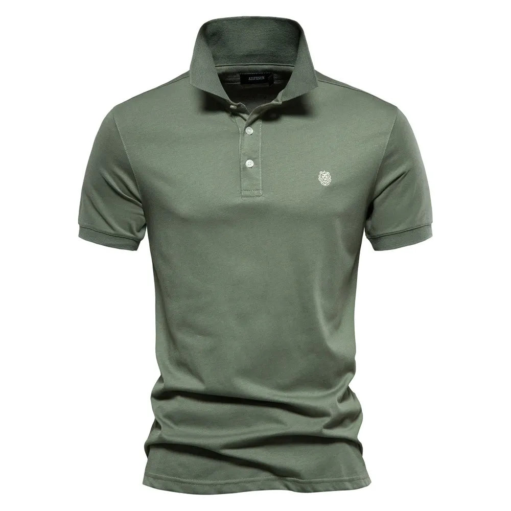 Classic Cotton Embroidered Polo Shirt