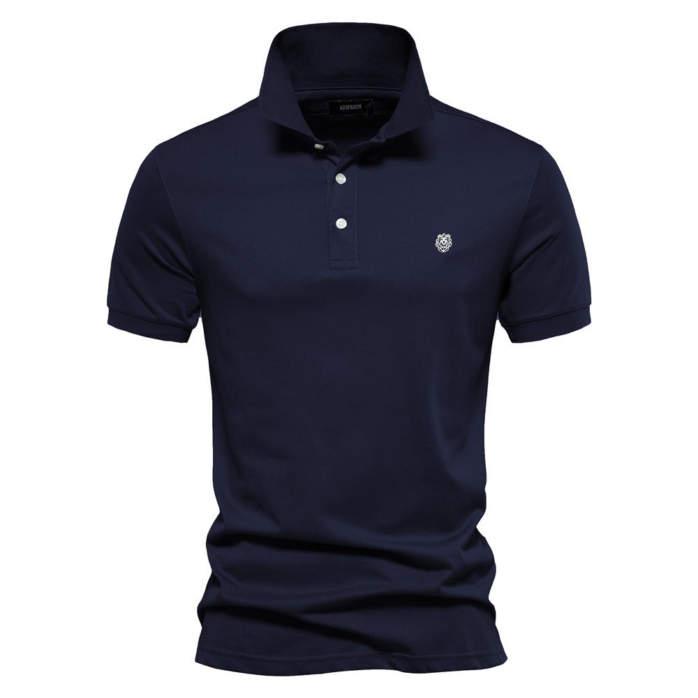 Classic Cotton Embroidered Polo Shirt
