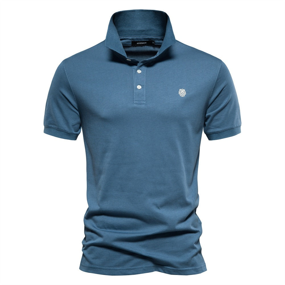 Classic Cotton Embroidered Polo Shirt