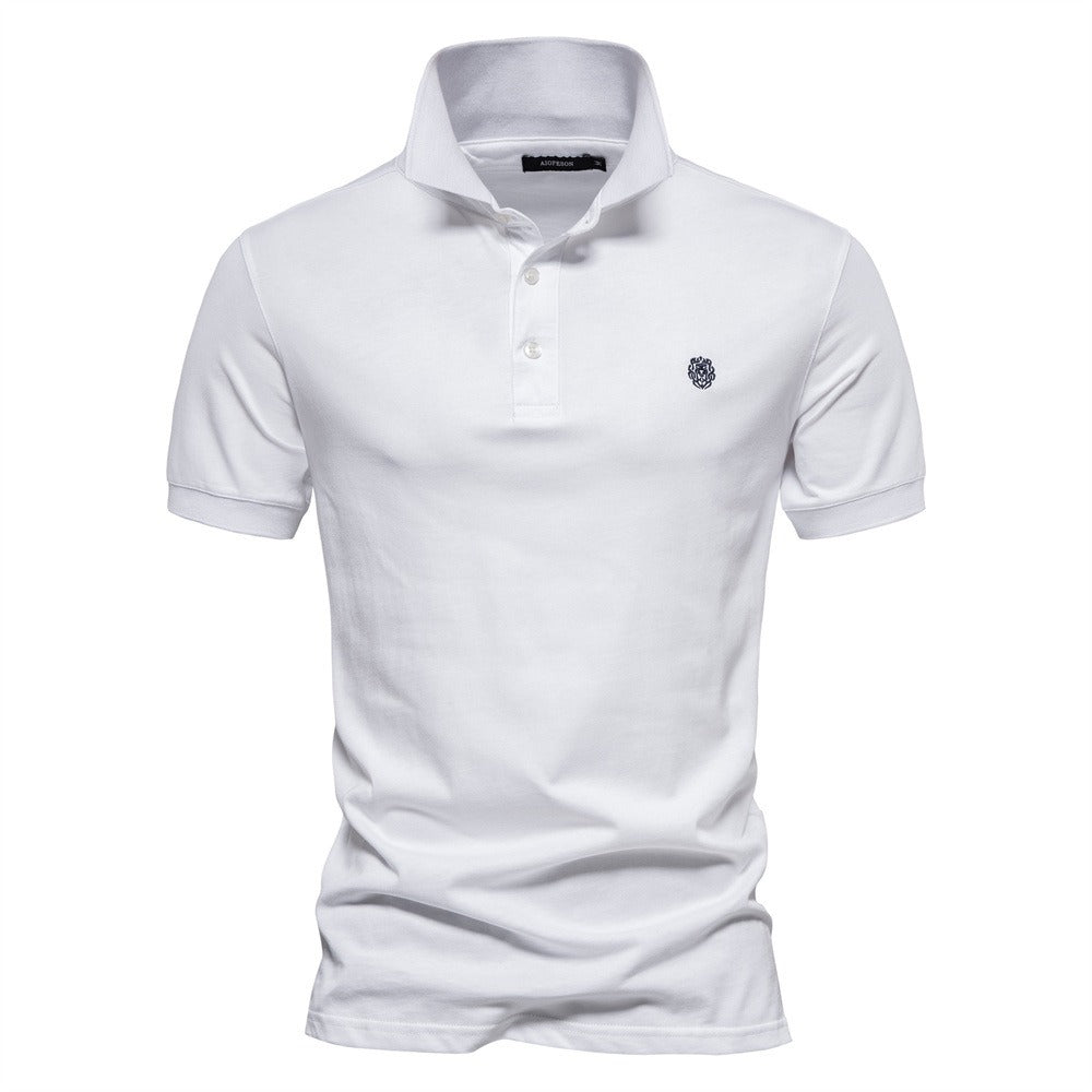 Classic Cotton Embroidered Polo Shirt