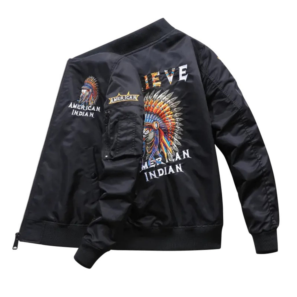 Refined Casual Bomber Jacket