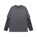Mesh Layered Long Sleeve Tee