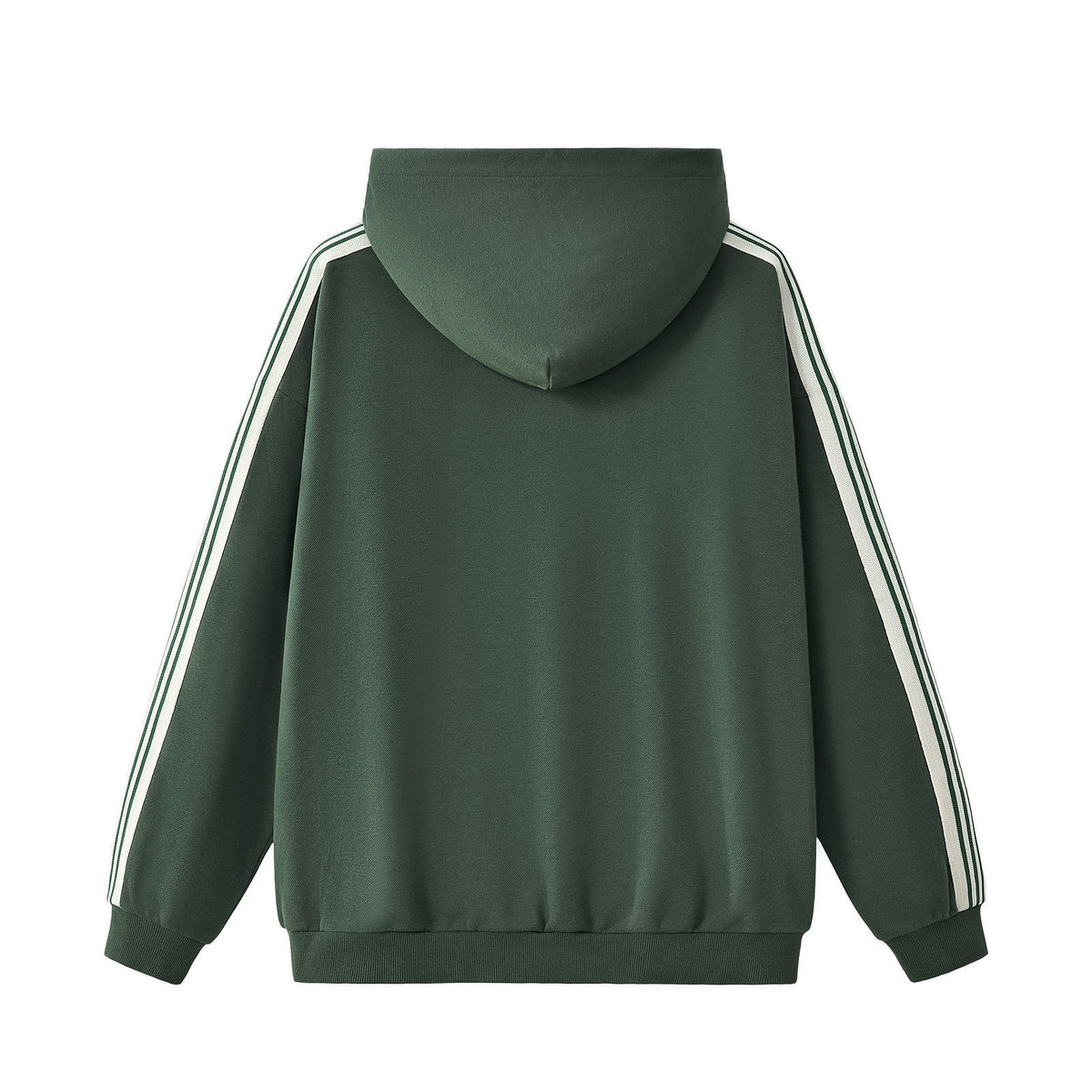 Side Stripe Fleece Pullover Hoodie