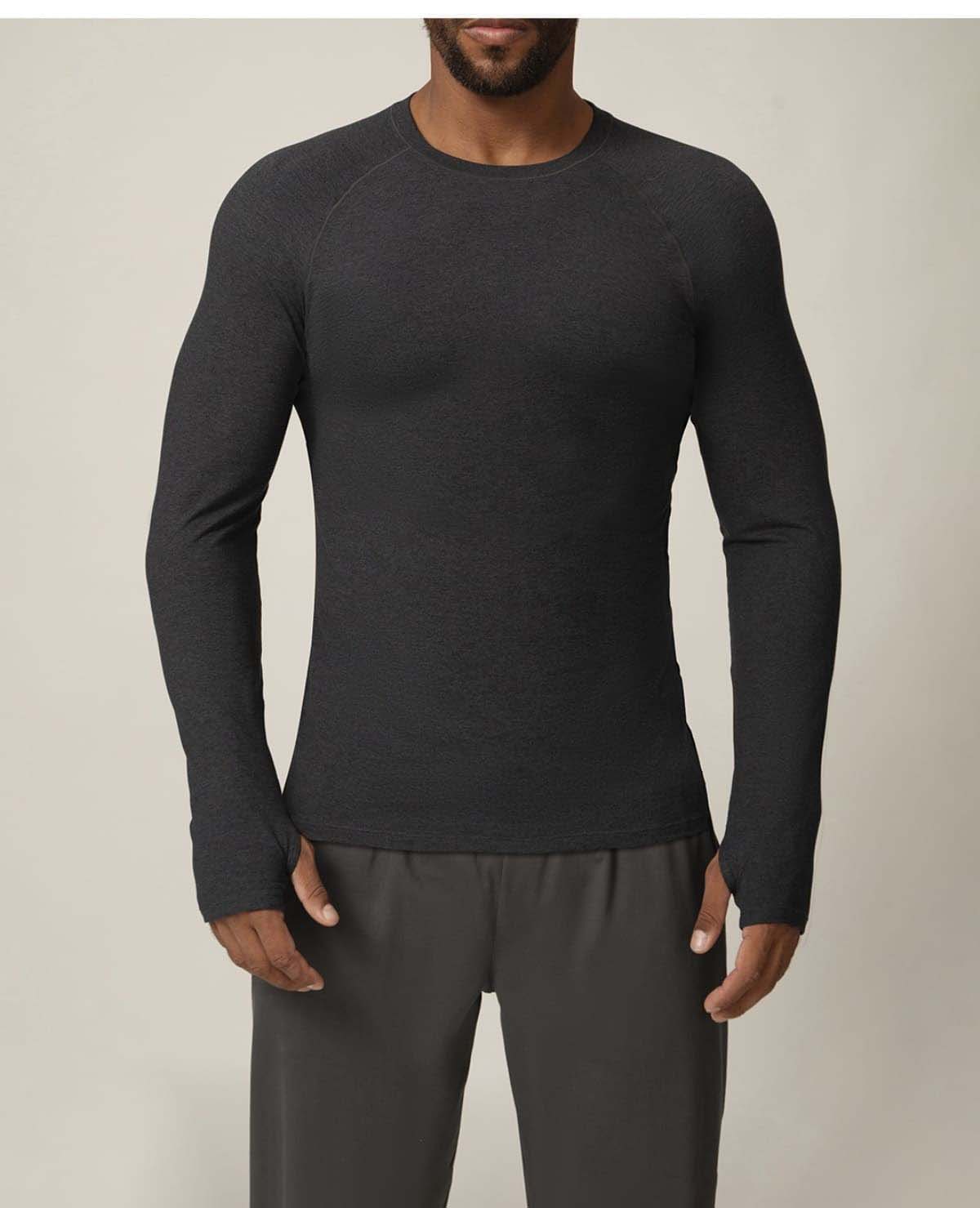 Men’s Long Sleeve Quick Dry Athletic Training Shirt