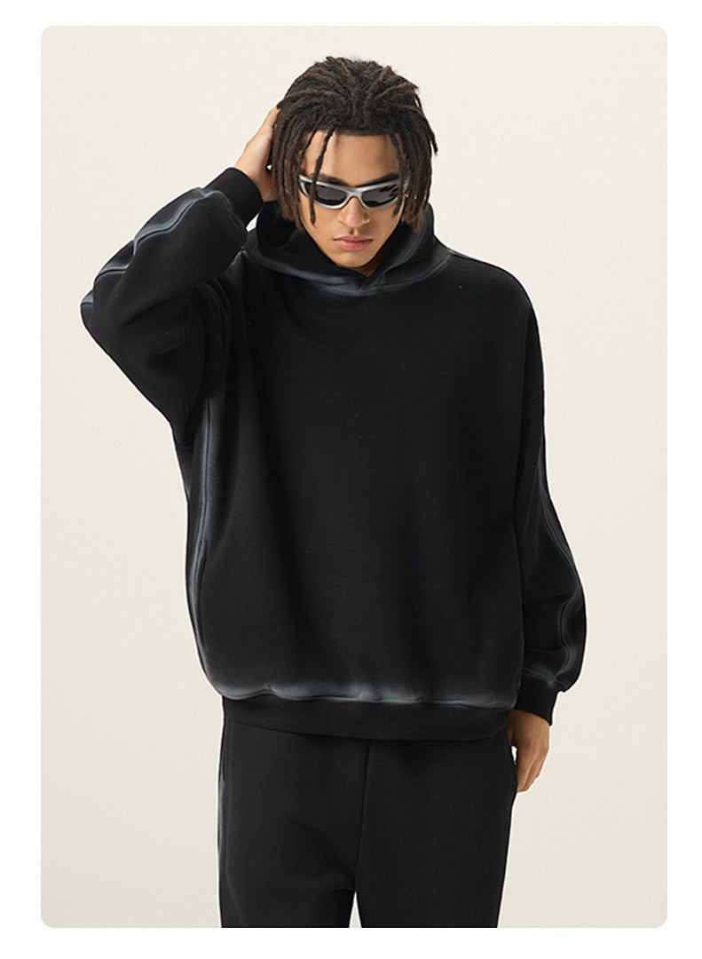 Washed Fleece Pullover Hoodie
