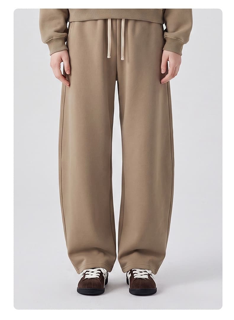 Barrel Leg Fleece Sweatpants