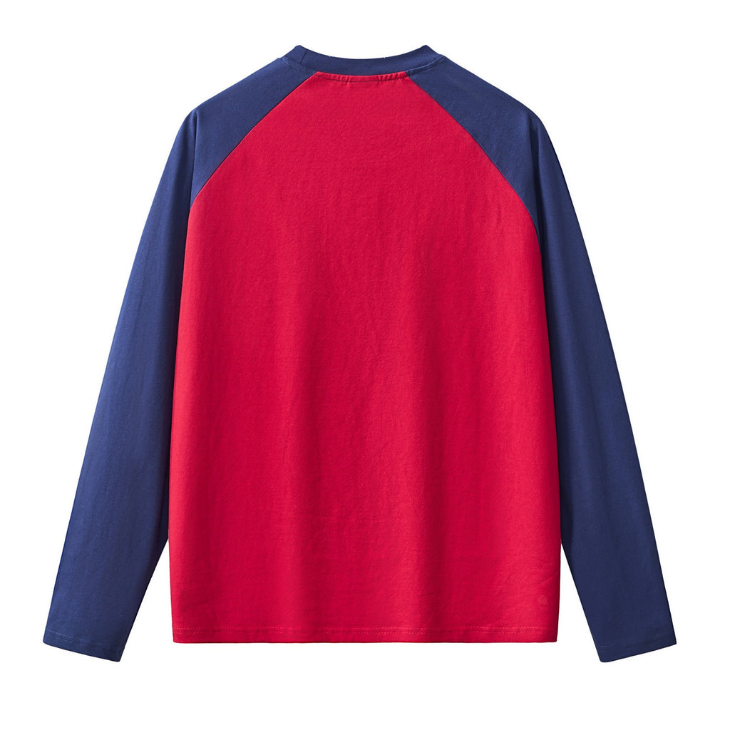 Contrast Raglan Long Sleeve Tee