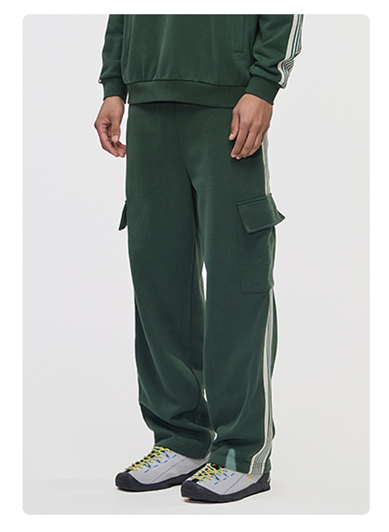 Side Stripe Cargo Sweatpants