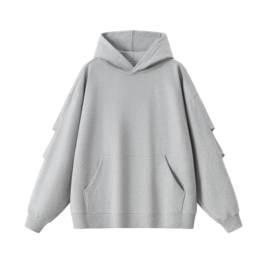 Panel Sleeve Heavyweight Pullover Hoodie