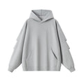 Panel Sleeve Heavyweight Pullover Hoodie
