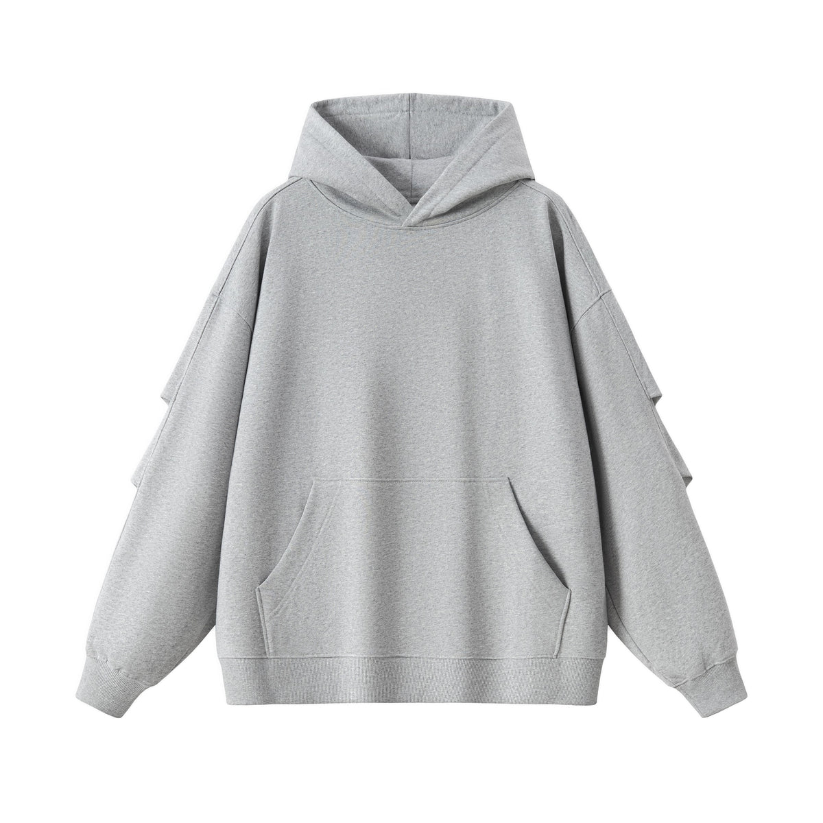 Panel Sleeve Heavyweight Pullover Hoodie