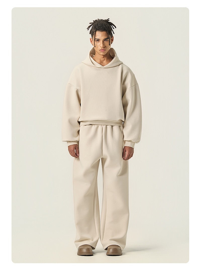 Boxy Drop Shoulder Pullover Hoodie