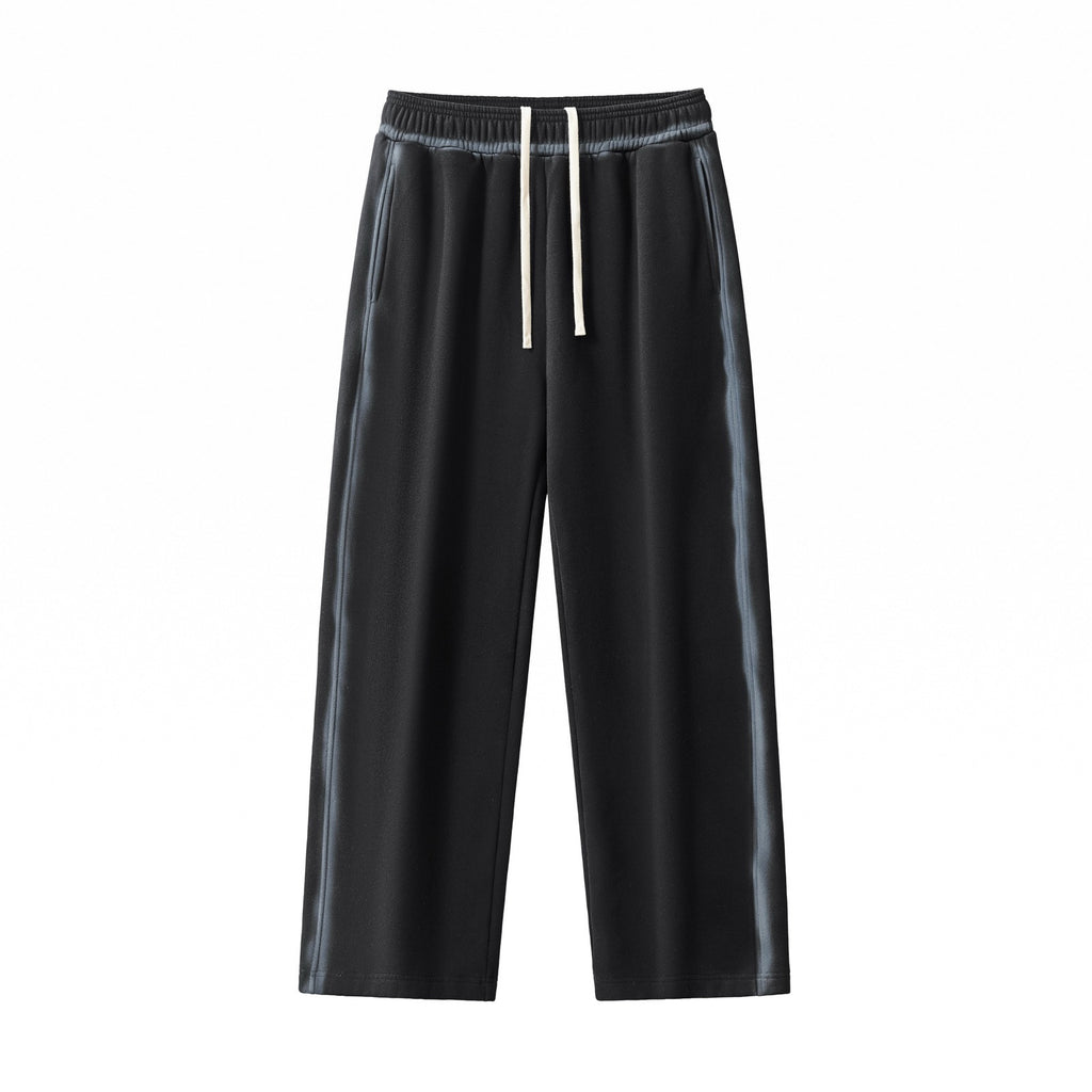 Washed Fleece Straight Leg Sweatpants