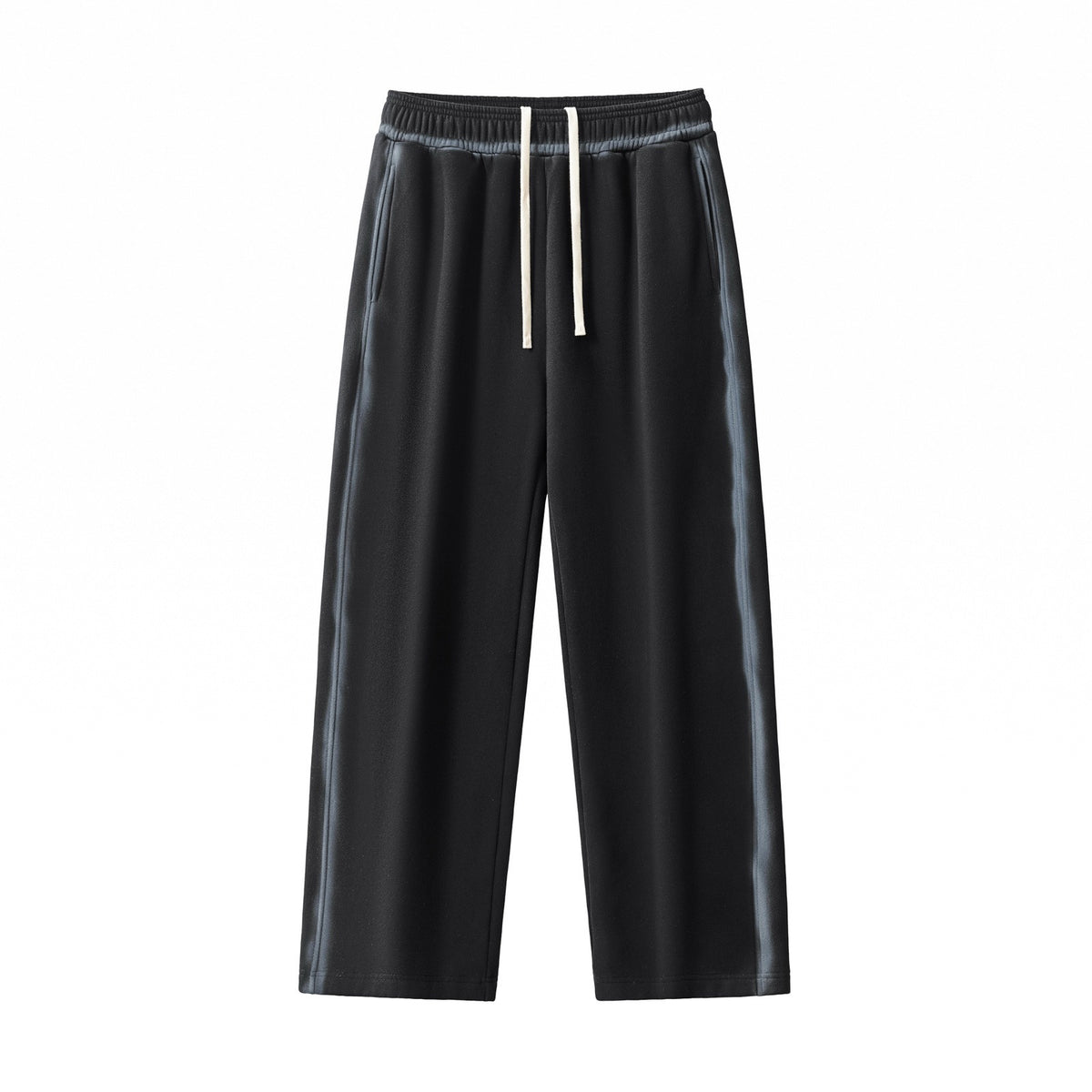 Washed Fleece Straight Leg Sweatpants