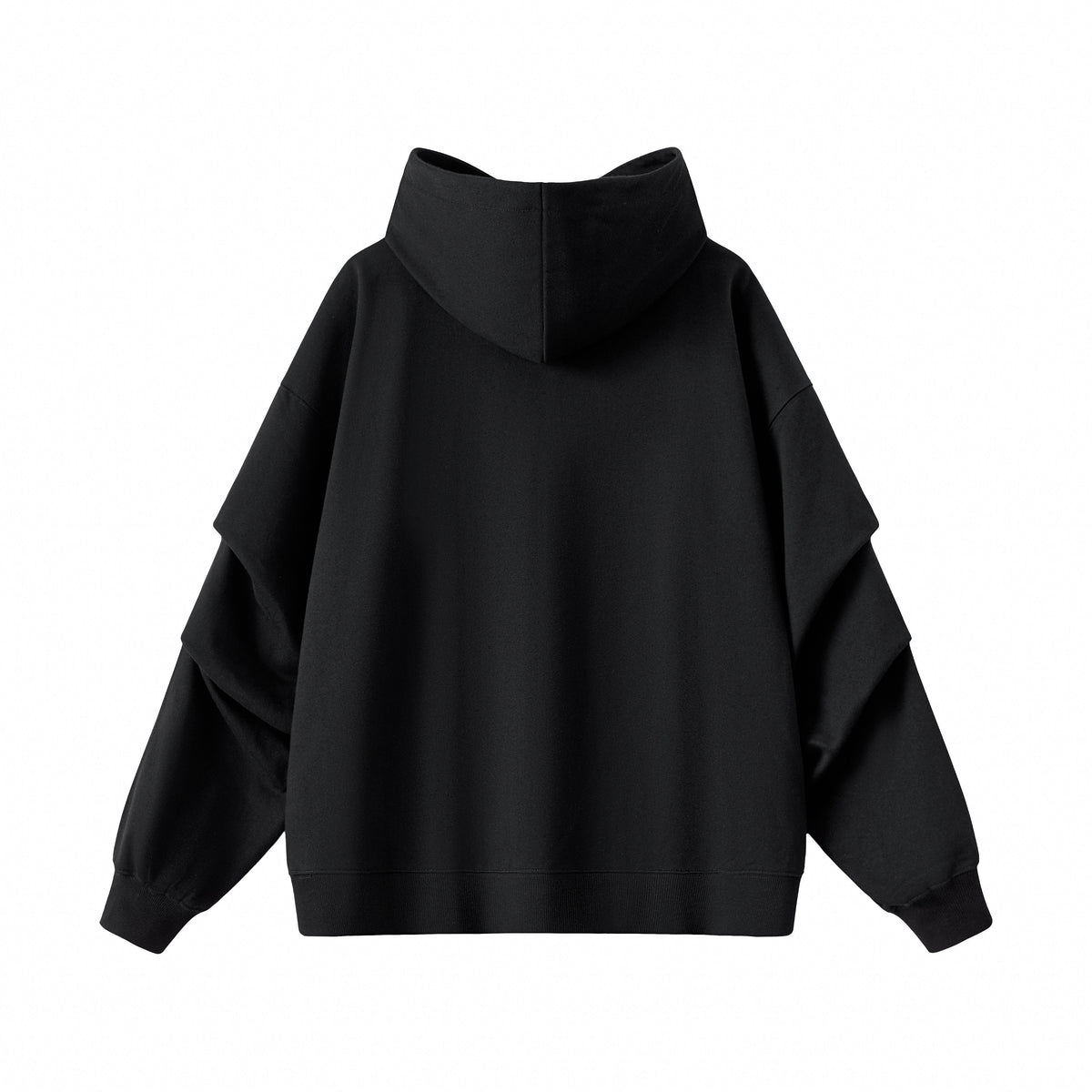 Panel Sleeve Heavyweight Pullover Hoodie