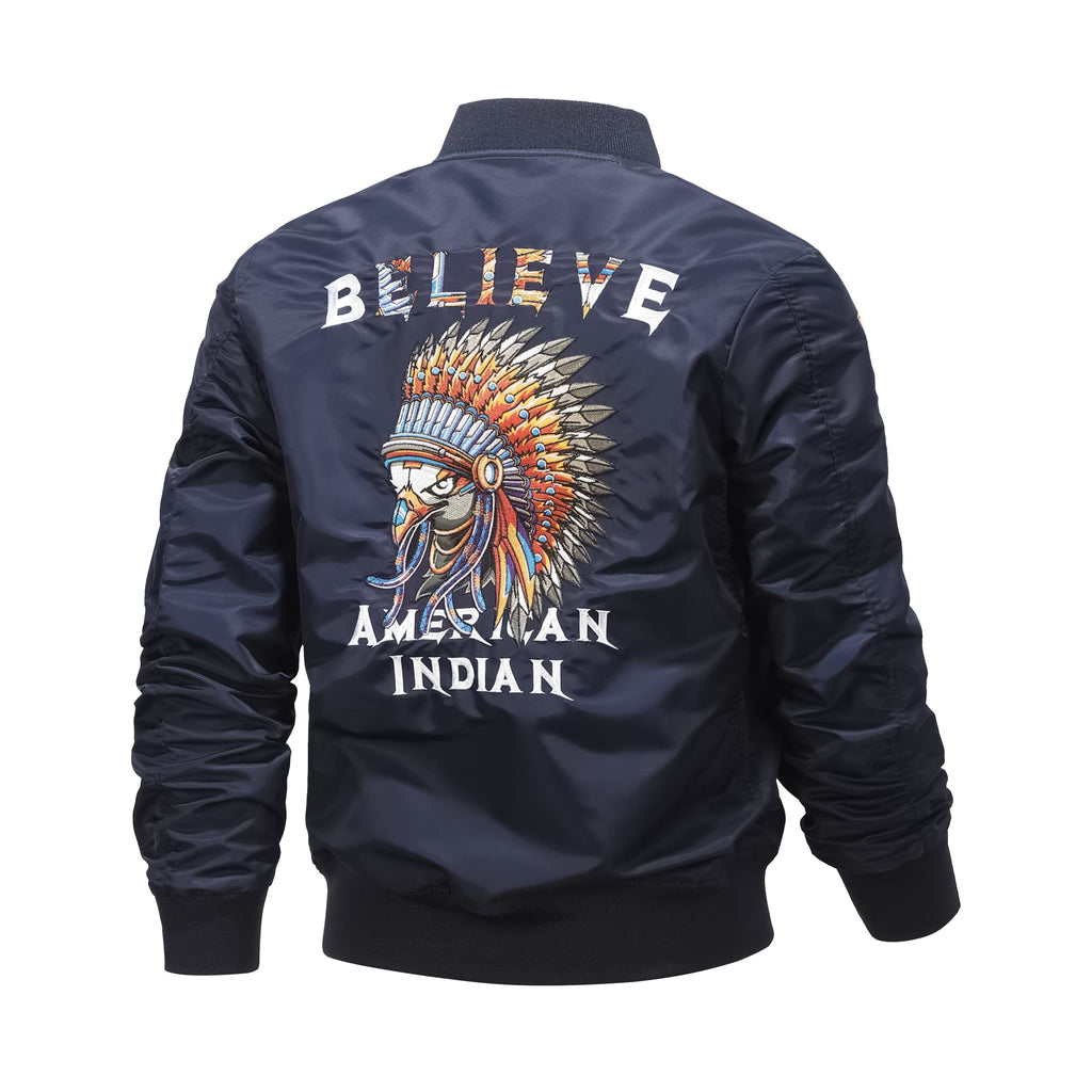 Refined Casual Bomber Jacket