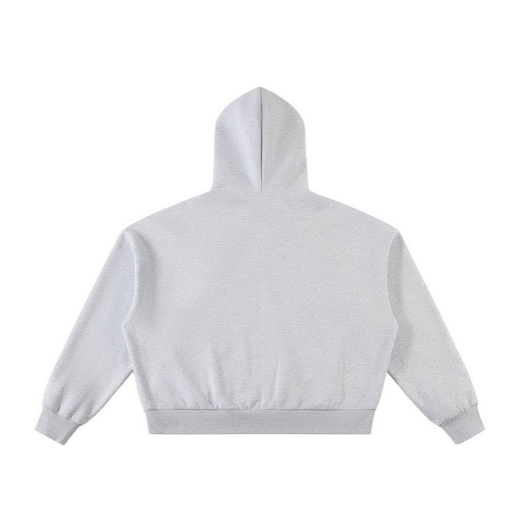 Boxy Full Zip Fleece Hoodie