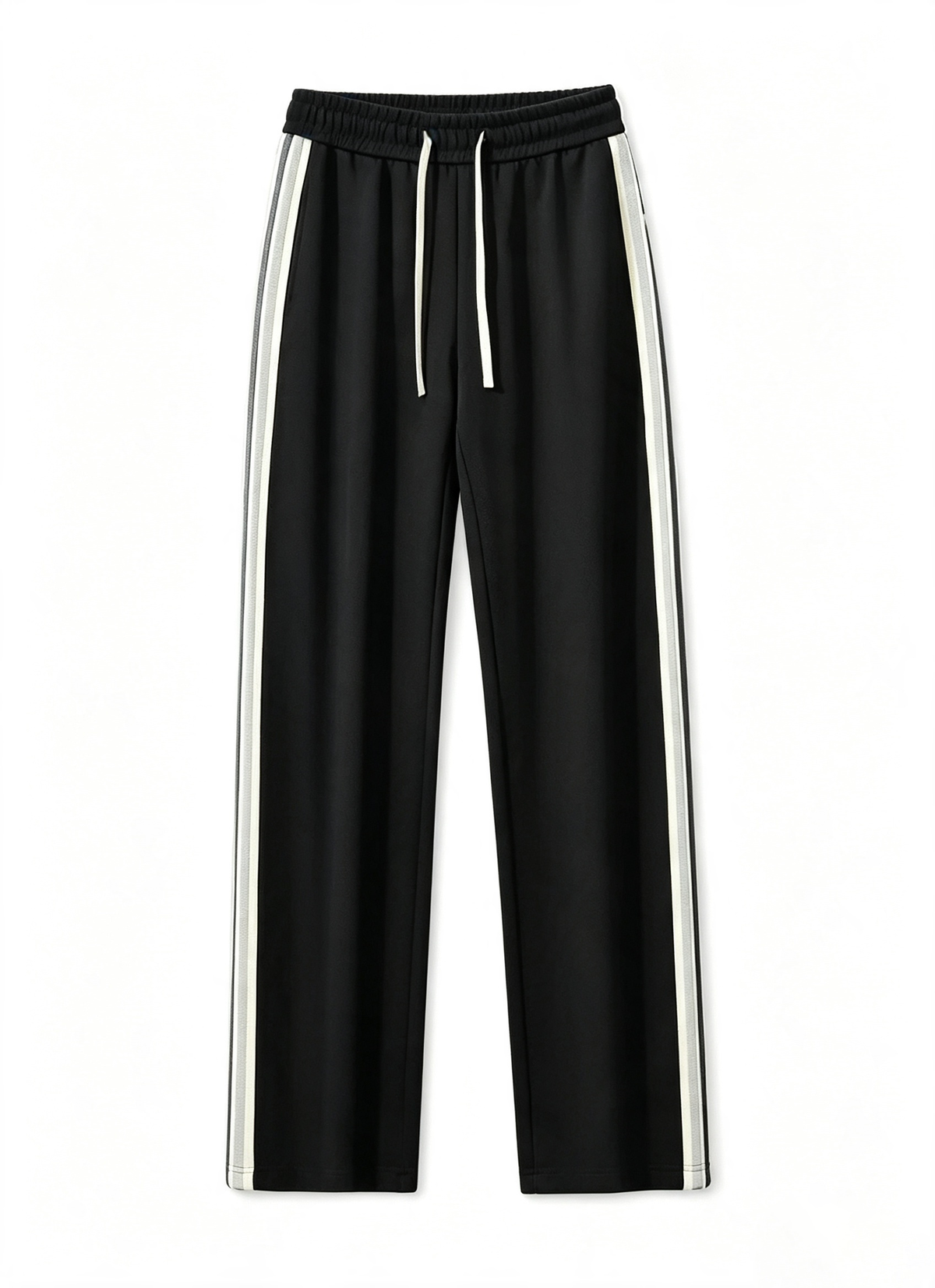 Relaxed Wide Leg Drawstring Casual Pants