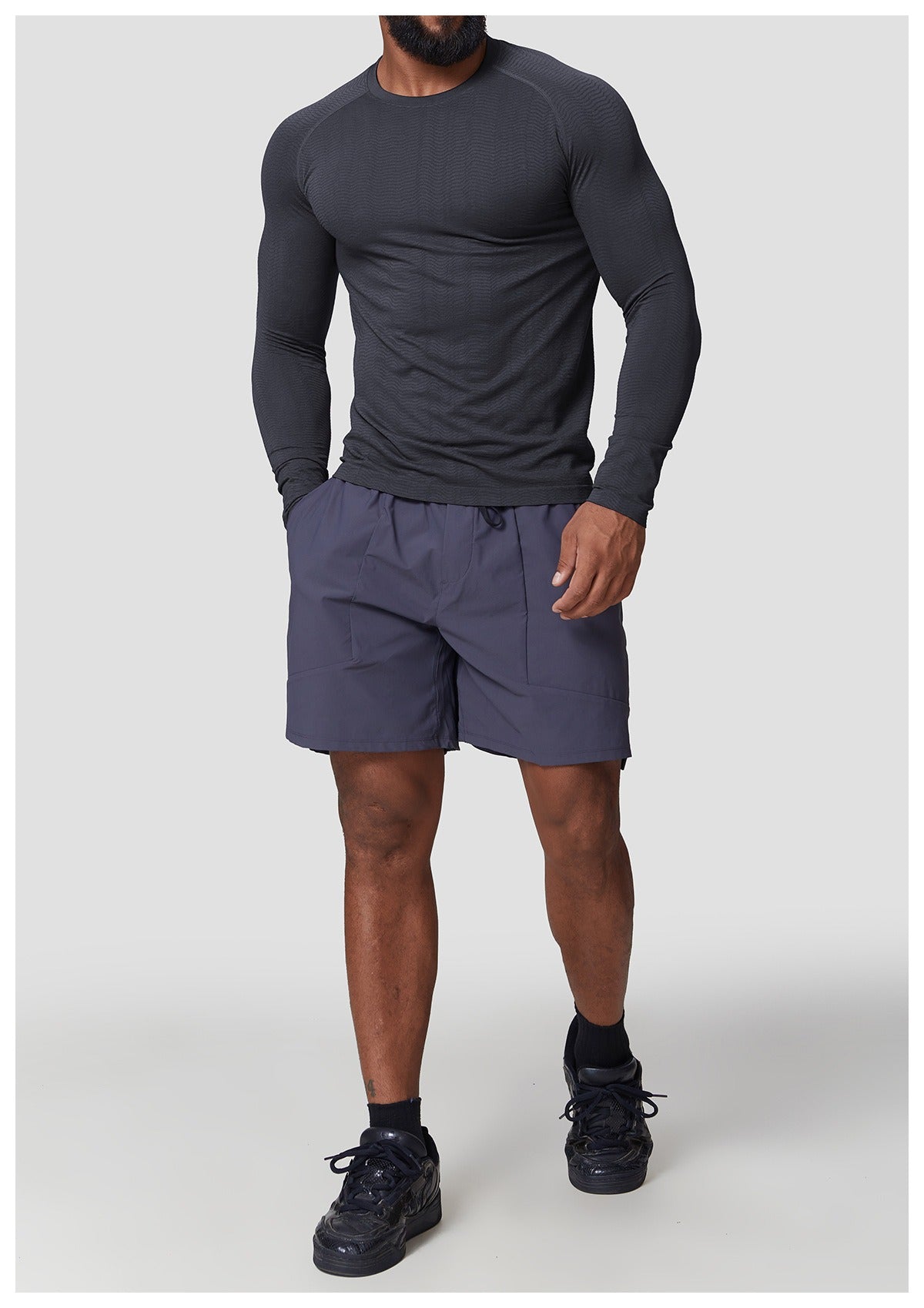 Men’s Slim Fit Seamless Training Long Sleeve Shirt