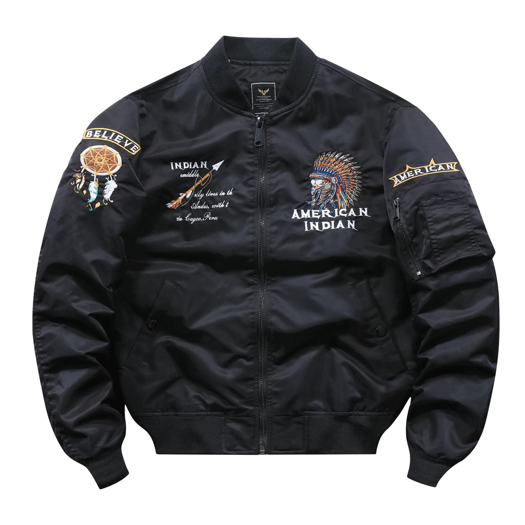 Refined Casual Bomber Jacket