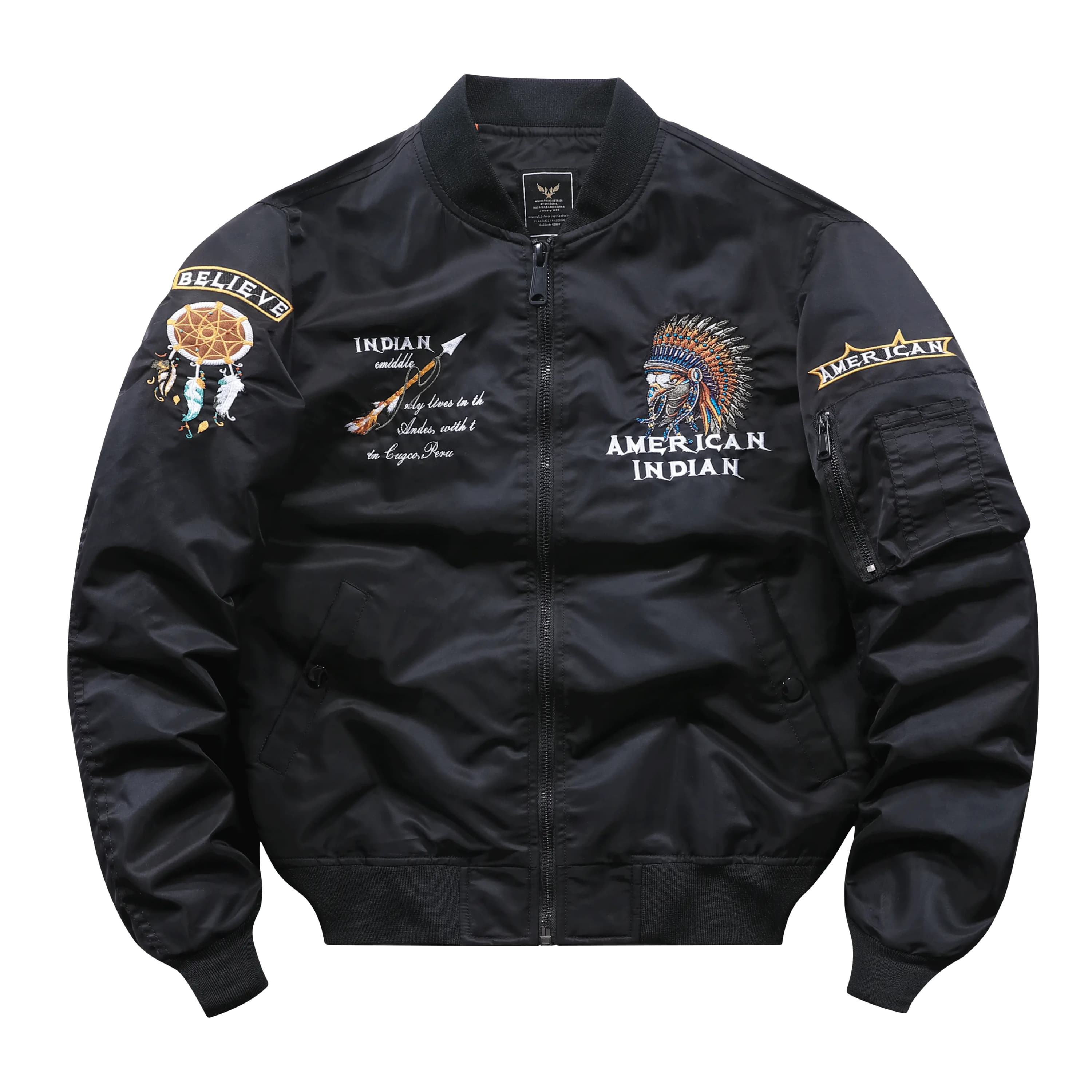 Refined Casual Bomber Jacket