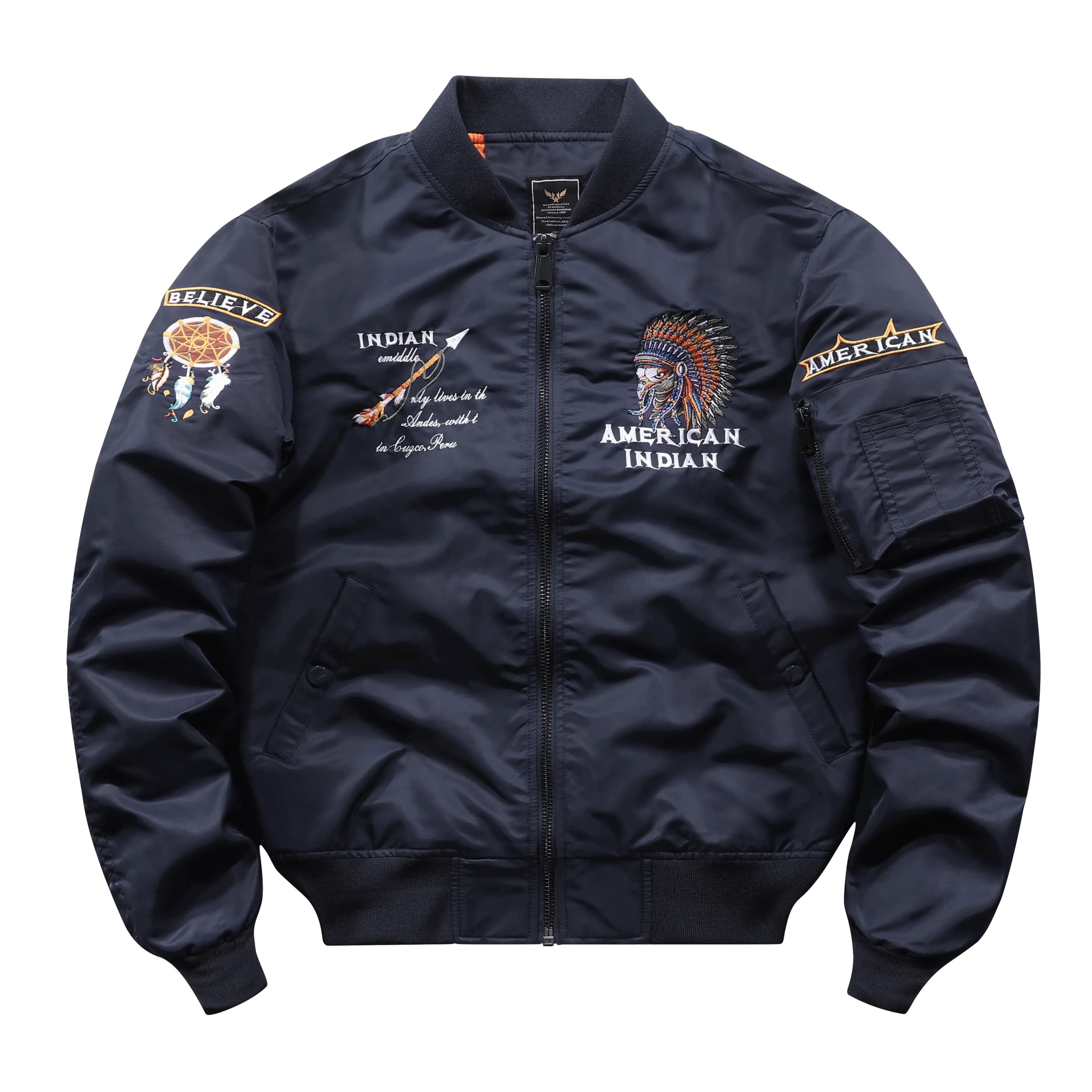 Refined Casual Bomber Jacket