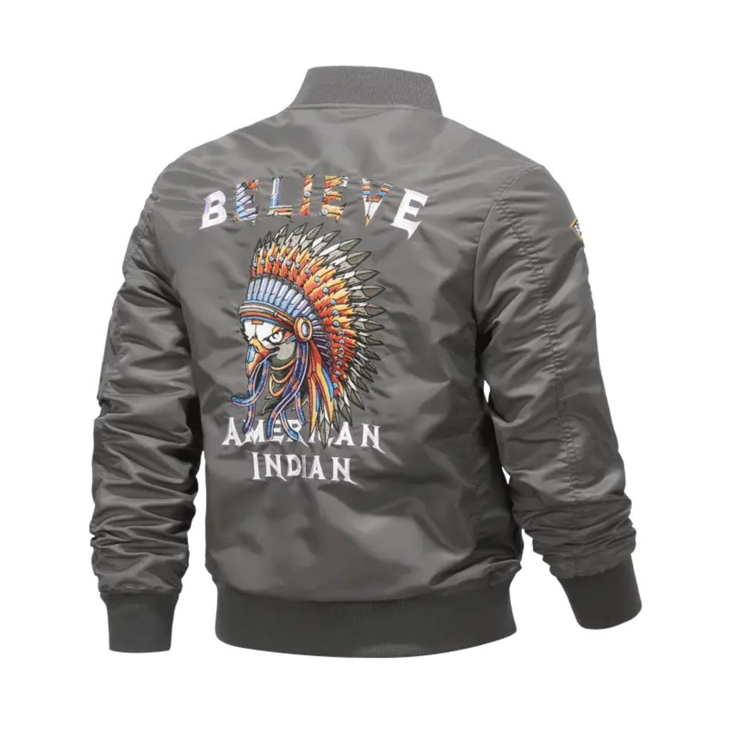Refined Casual Bomber Jacket