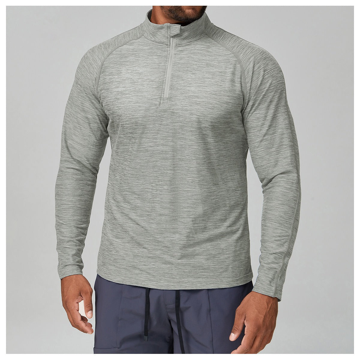 Men’s Long Sleeve Slim Fit Training Performance Shirt