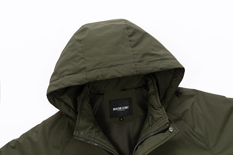 Men's Hooded Outdoor Windbreaker Jacket