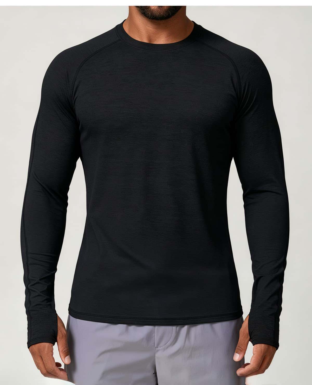 Men’s Stretch Long Sleeve Yoga Training Shirt