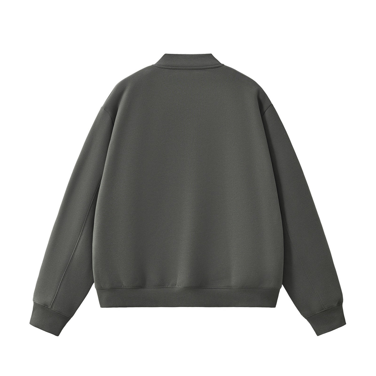 Clean Full-Zip Bomber Sweatshirt