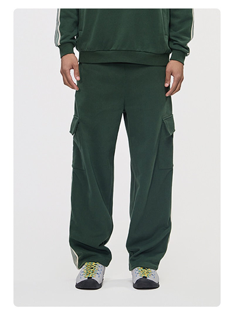 Side Stripe Cargo Sweatpants