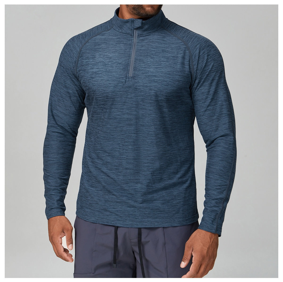 Men’s Long Sleeve Slim Fit Training Performance Shirt