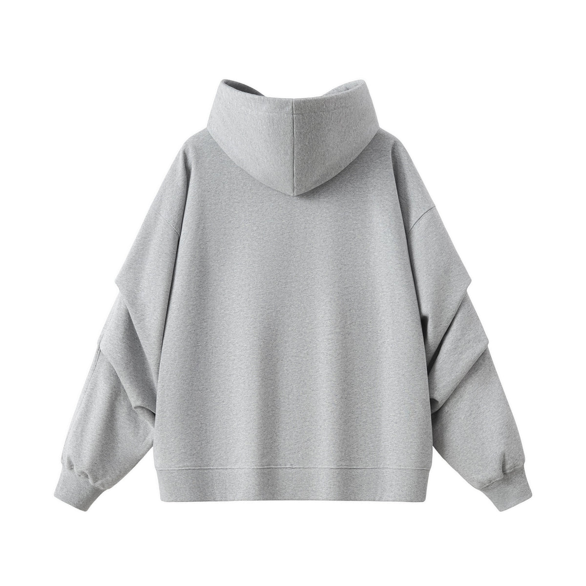 Panel Sleeve Heavyweight Pullover Hoodie